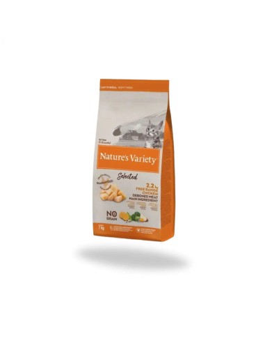 Comida para Gatitos NATURES VARIETY Selected Kitten Pollo 1,25kg